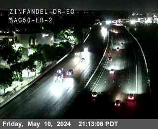 Traffic Camera Image from US-50 at Hwy 50 at Zinfandel Dr EO EB 2