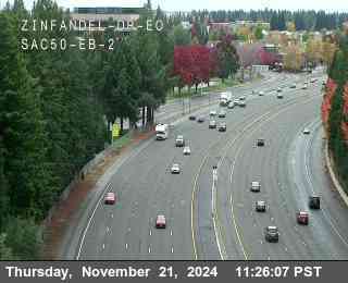 Traffic Camera Image from US-50 at Hwy 50 at Zinfandel Dr EO EB 2