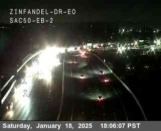 Traffic Camera Image from US-50 at Hwy 50 at Zinfandel Dr EO EB 2