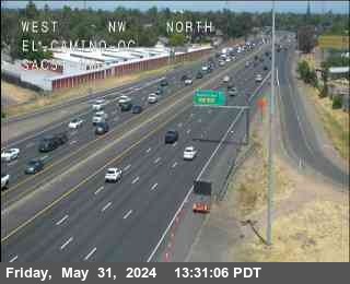 Traffic Camera Image from SR-51 at Hwy 51 at El Camino Ave