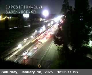 Traffic Camera Image from SR-51 at Hwy 51 at Exposition Blvd