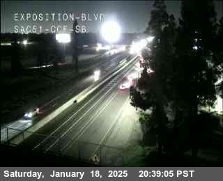 Traffic Camera Image from SR-51 at Hwy 51 at Exposition Blvd