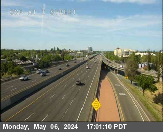 Traffic Camera Image from SR-51 at Hwy 51 at T St