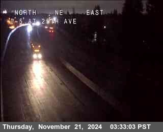 Traffic Camera Image from I-5 at Hwy 5 at 25th