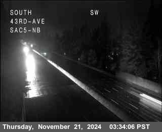 Traffic Camera Image from I-5 at Hwy 5 at 43rd Ave