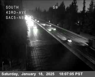 Traffic Camera Image from I-5 at Hwy 5 at 43rd Ave