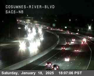 Traffic Camera Image from I-5 at Hwy 5 at Cosumnes