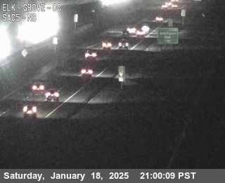 Traffic Camera Image from I-5 at Hwy 5 at Elk Grove