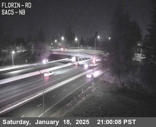 Traffic Camera Image from I-5 at Hwy 5 at Florin