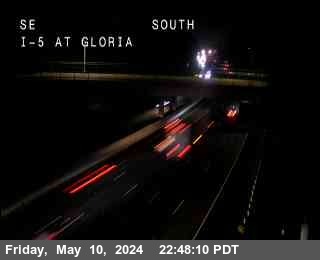 Traffic Camera Image from I-5 at Hwy 5 at Gloria