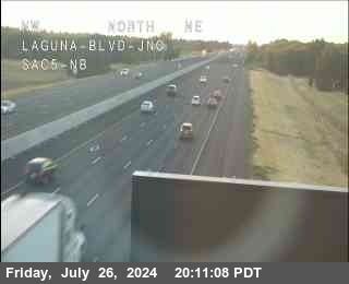 Traffic Camera Image from I-5 at Hwy 5 at Laguna NB