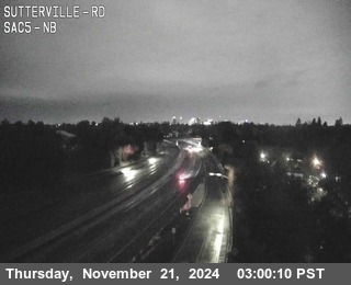 Traffic Camera Image from I-5 at Hwy 5 at Sutterville