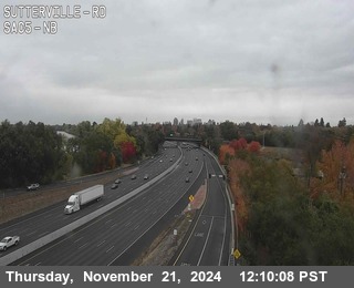 Traffic Camera Image from I-5 at Hwy 5 at Sutterville