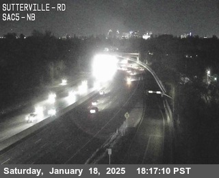 Traffic Camera Image from I-5 at Hwy 5 at Sutterville