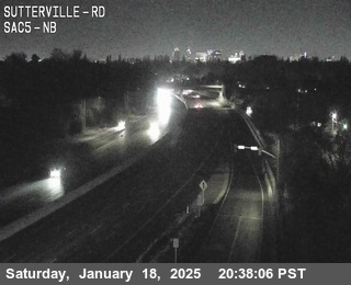 Traffic Camera Image from I-5 at Hwy 5 at Sutterville