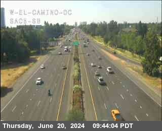 Traffic Camera Image from I-5 at Hwy 5 at W El Camino