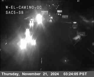 Traffic Camera Image from I-5 at Hwy 5 at W El Camino