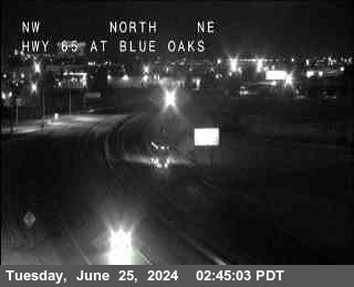 Traffic Camera Image from SR-65 at Hwy 65 at Blue Oaks