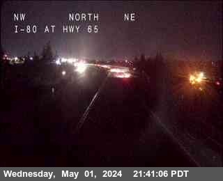 CalTrans Traffic Camera Hwy 65 at Hwy 80 in Roseville