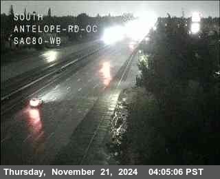 Traffic Camera Image from I-80 at Hwy 80 at Antelope