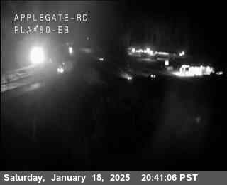 Traffic Camera Image from I-80 at Hwy 80 at Applegate