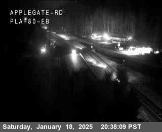 Traffic Camera Image from I-80 at Hwy 80 at Applegate