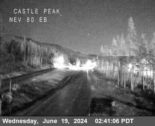 Traffic Camera Image from I-80 at Hwy 80 at Castle Peak