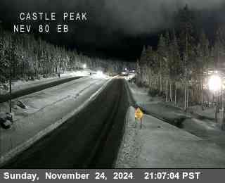 Traffic Camera Image from I-80 at Hwy 80 at Castle Peak