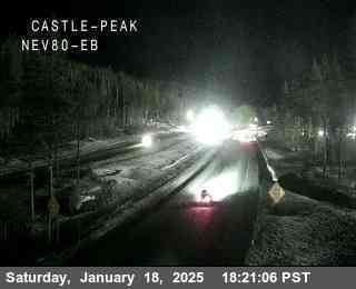 Traffic Camera Image from I-80 at Hwy 80 at Castle Peak