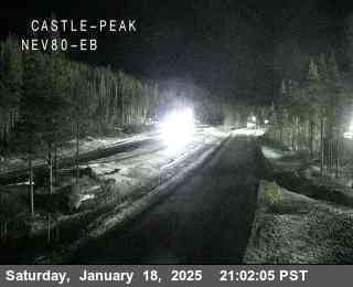 Traffic Camera Image from I-80 at Hwy 80 at Castle Peak