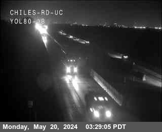Traffic Camera Image from I-80 at Hwy 80 at Chiles