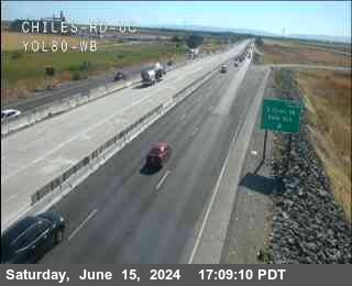 Traffic Camera Image from I-80 at Hwy 80 at Chiles