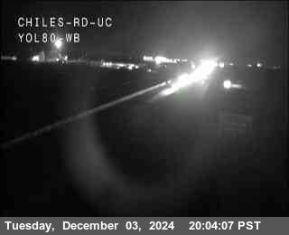 Traffic Camera Image from I-80 at Hwy 80 at Chiles