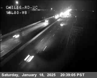 Traffic Camera Image from I-80 at Hwy 80 at Chiles