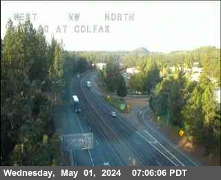 Traffic Camera Image from I-80 at Hwy 80 at Colfax