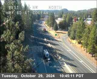 Traffic Camera Image from I-80 at Hwy 80 at Colfax