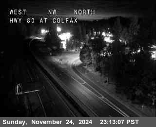 Traffic Camera Image from I-80 at Hwy 80 at Colfax