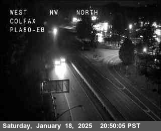 Traffic Camera Image from I-80 at Hwy 80 at Colfax