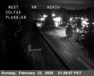 Traffic Camera Image from I-80 at Hwy 80 at Colfax