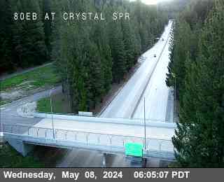 Image of a live traffic camera in Placer County County.