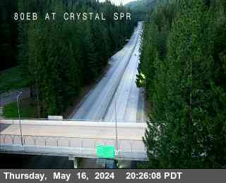 Traffic Camera Image from I-80 at Hwy 80 at Crystal Springs