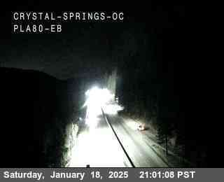 Traffic Camera Image from I-80 at Hwy 80 at Crystal Springs