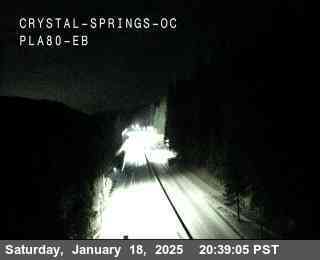 Traffic Camera Image from I-80 at Hwy 80 at Crystal Springs