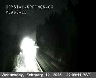 Traffic Camera Image from I-80 at Hwy 80 at Crystal Springs