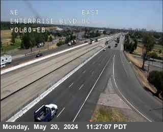 Traffic Camera Image from I-80 at Hwy 80 at Enterprise