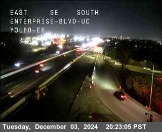 Traffic Camera Image from I-80 at Hwy 80 at Enterprise