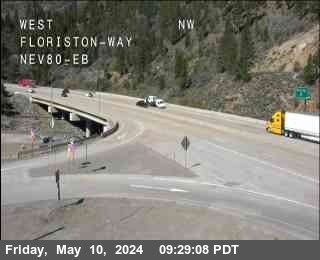 Timelapse image near Hwy 80 at Floriston, Truckee 0 minutes ago