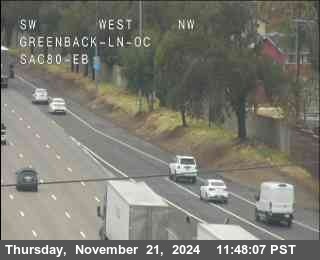 Traffic Camera Image from I-80 at Hwy 80 at Greenback