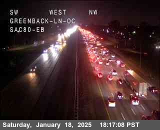 Traffic Camera Image from I-80 at Hwy 80 at Greenback