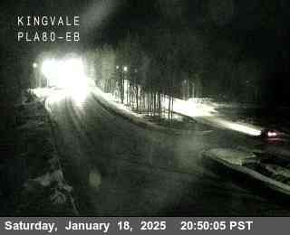 Traffic Camera Image from I-80 at Hwy 80 at Kingvale EB